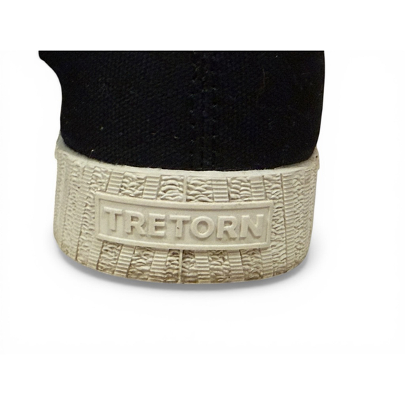 TRETORN WOMEN NYLITE PLUS CANVAS SNEAKER CLASSIC SHOES SZ 7 BLACK/WHITE - Picture 11 of 11